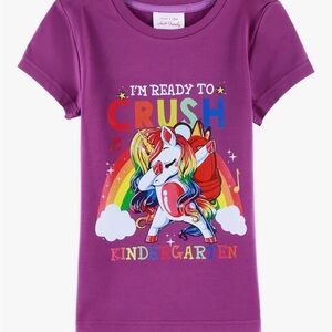 Nickelodeon Purple Unicorn Kindergarten T-Shirt